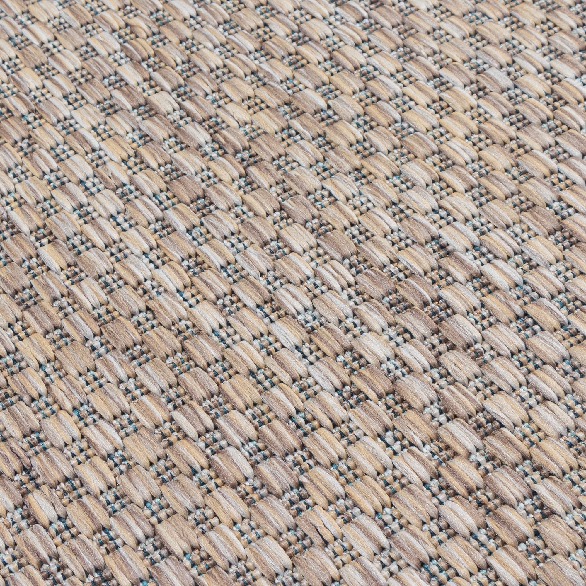 Solid Uni Buitenkleed Beige/Bruin