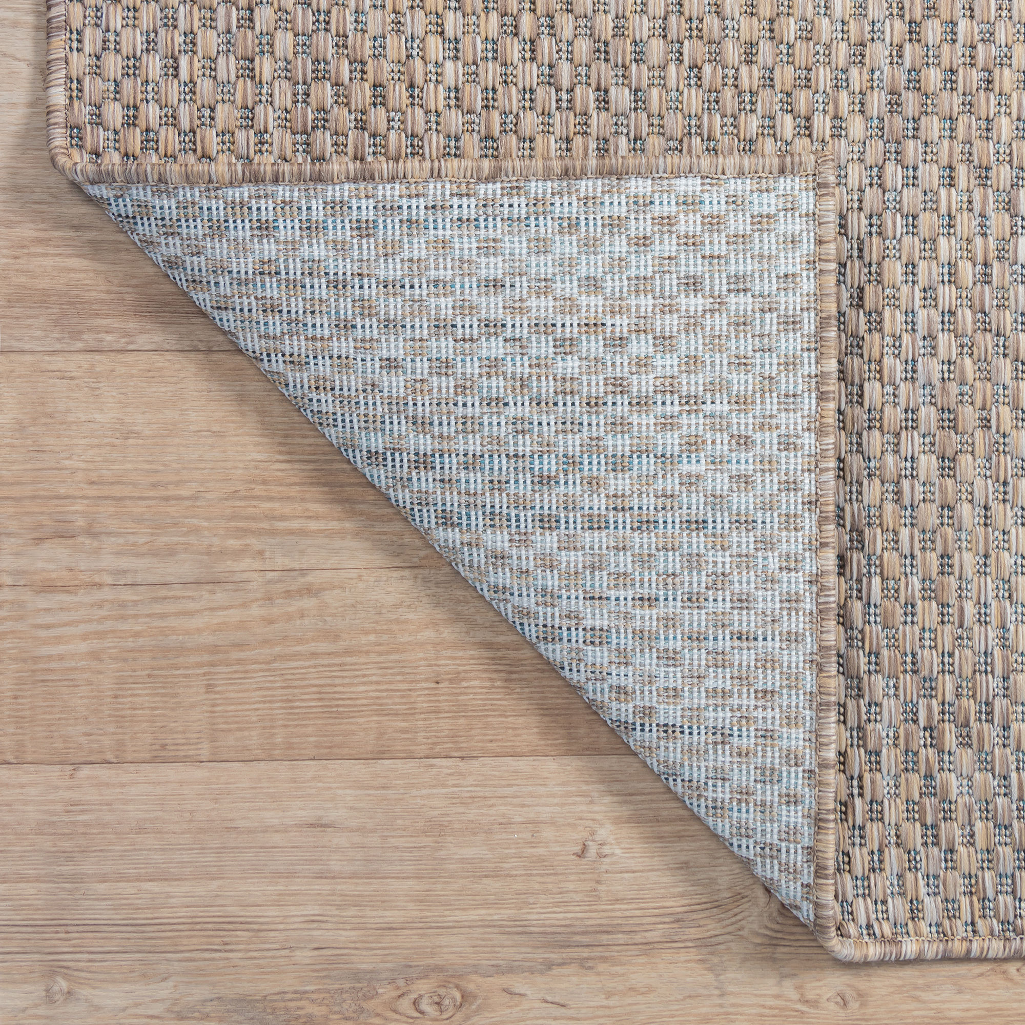 Solid Uni Buitenkleed Beige/Bruin
