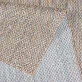 Solid Uni Buitenkleed - Weerbestendig - Effen Vloerkleed - Tuin Balkon - Beige Bruin