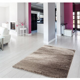 Tapijtenloods Pearl Soft Shaggy Hoogpolig Vloerkleed Effen Taupe