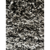 Pearl Soft Rond Shaggy Hoogpolig Vloerkleed Effen Taupe