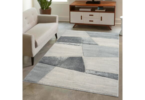 Tapijtenloods Bonito Trendy 3D Laagpolig Vloerkleed Tapijt Grijs