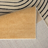 Bonito Japandi Laagpolig Vloerkleed Tapijt Beige Creme