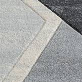 Bonito Abstract Laagpolig Vloerkleed Tapijt Grijs