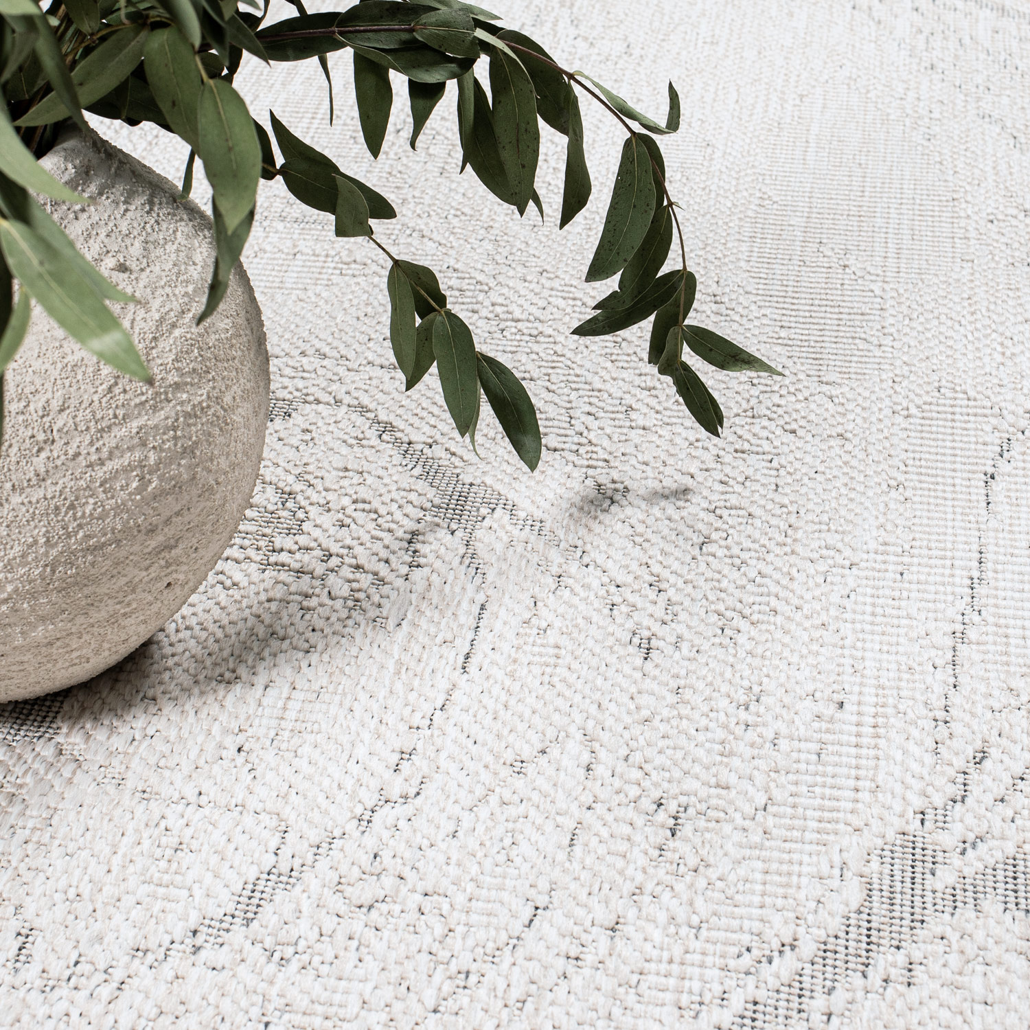 Duo Buitenkleed - Dubbelzijdig - In & Outdoor - Weerbestendig Tuinkleed - Creme Grijs