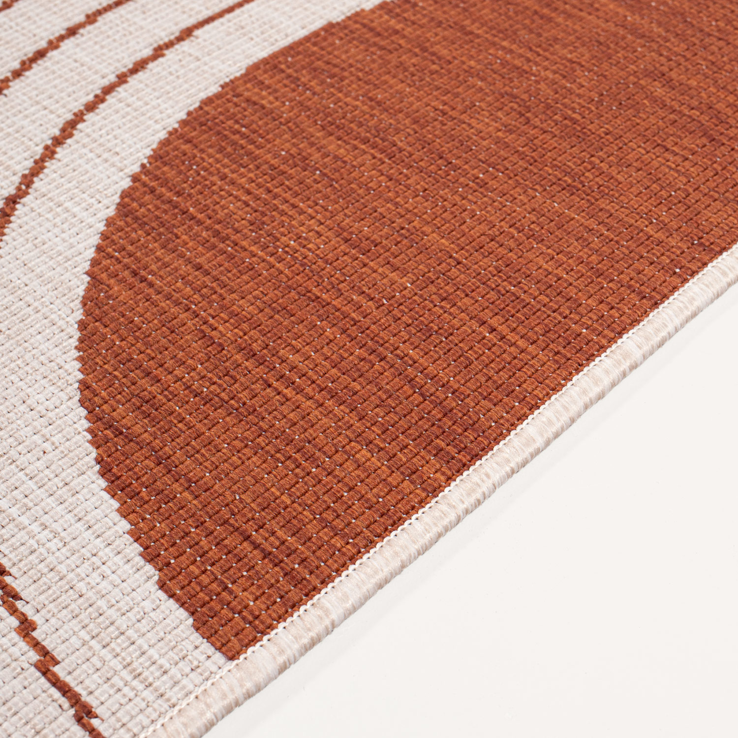 Duo Buitenkleed - Dubbelzijdig - In & Outdoor - Weerbestendig Tuinkleed - Terra Creme