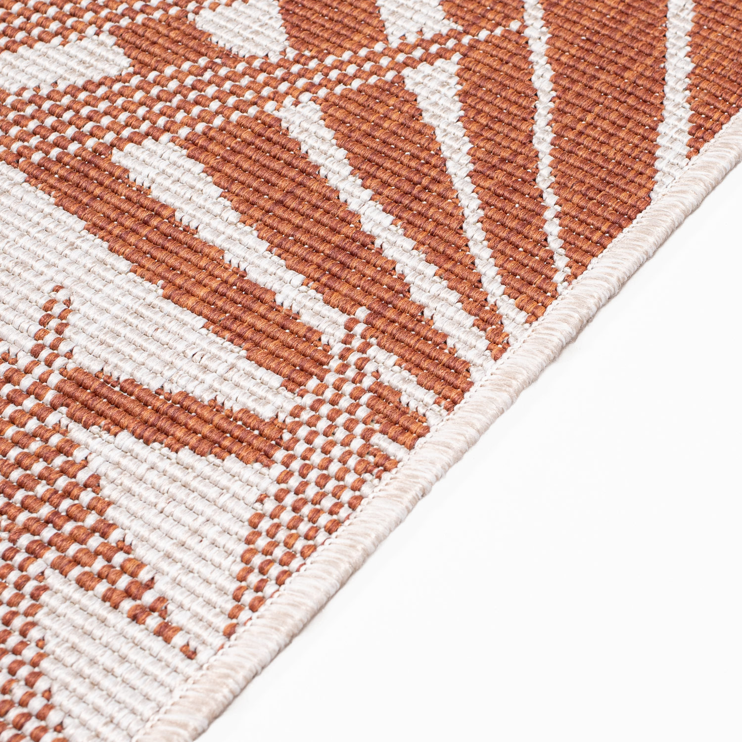 Duo Buitenkleed - Dubbelzijdig - In & Outdoor - Weerbestendig Tuinkleed - Terra Creme
