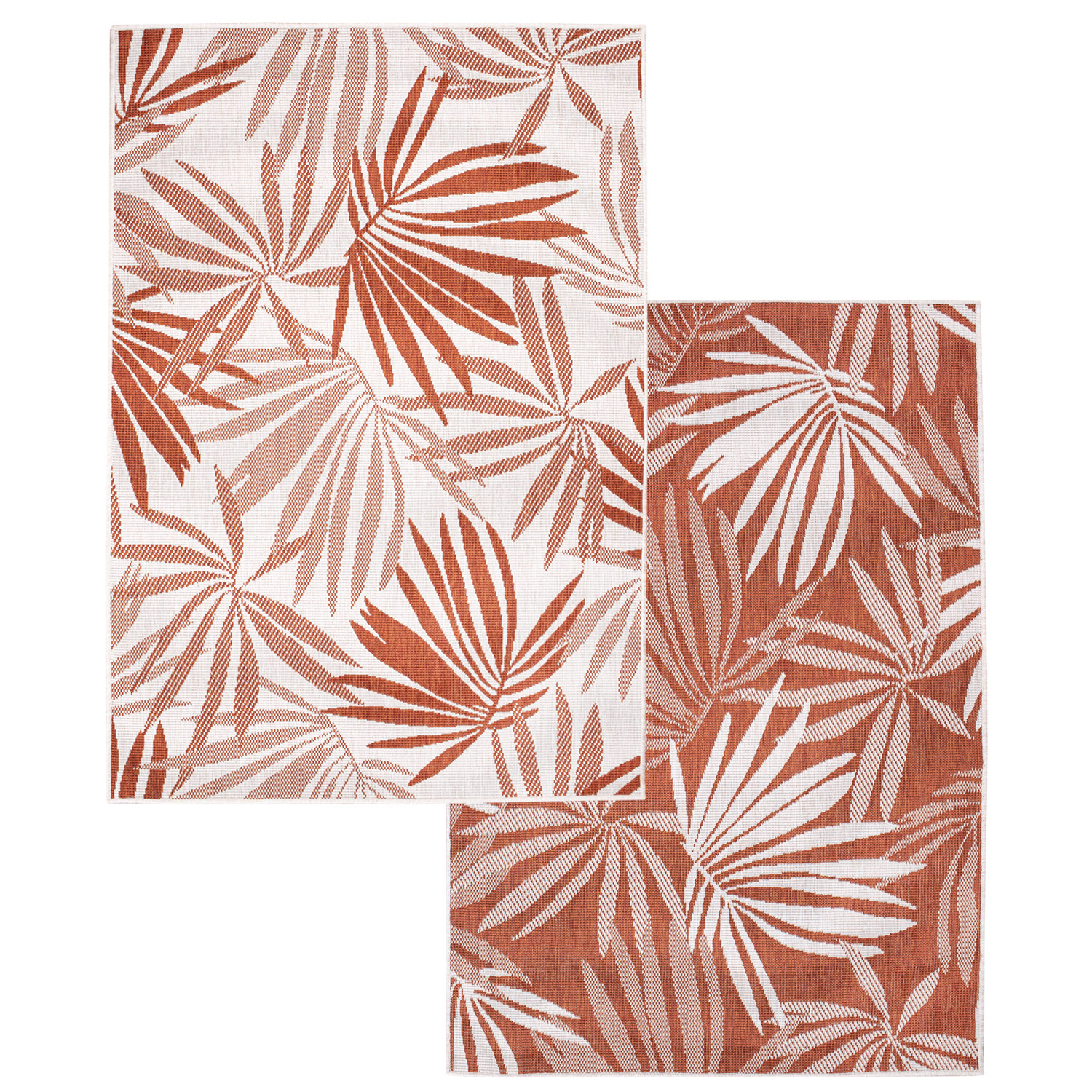 Duo Buitenkleed - Dubbelzijdig - In & Outdoor - Weerbestendig Tuinkleed - Terra Creme