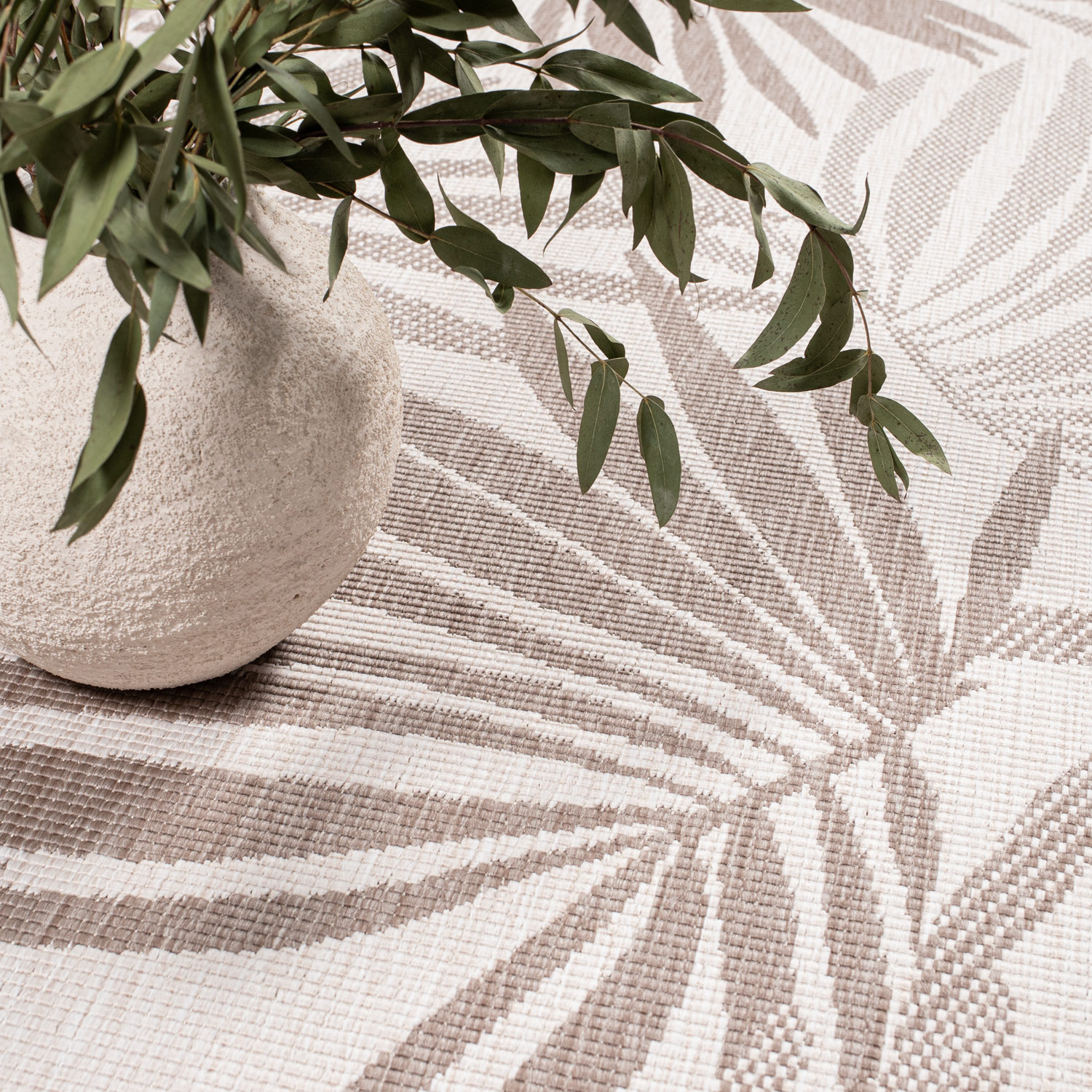 Duo Buitenkleed - Dubbelzijdig - In & Outdoor - Weerbestendig Tuinkleed - Beige