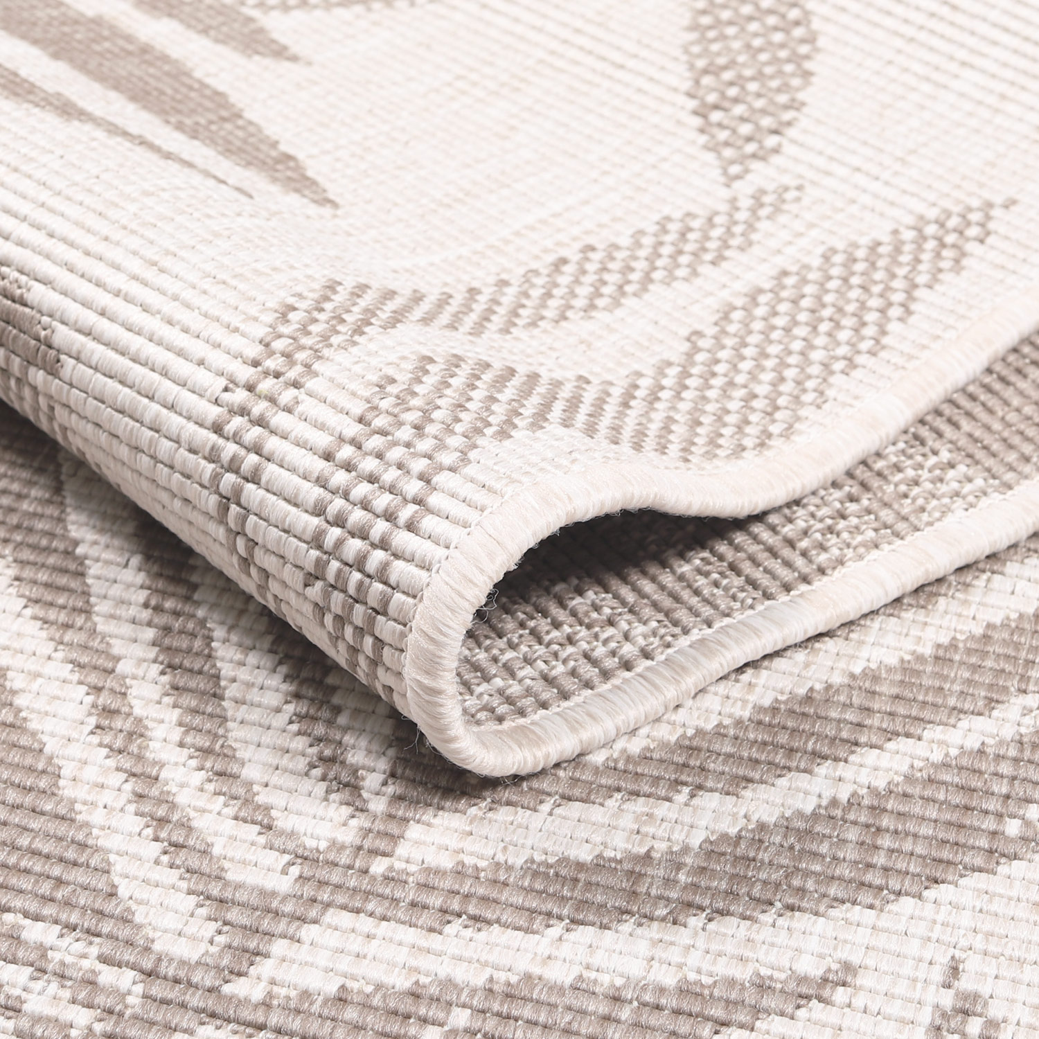 Duo Buitenkleed - Dubbelzijdig - In & Outdoor - Weerbestendig Tuinkleed - Beige