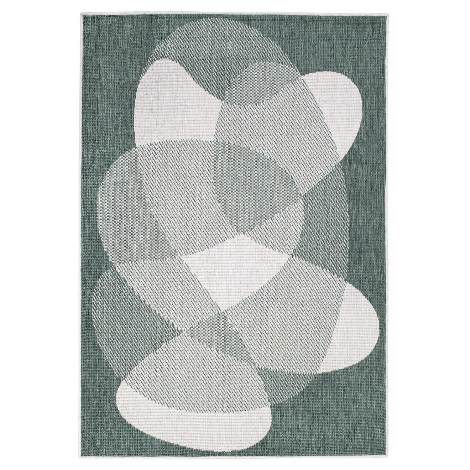 Duo Buitenkleed - Dubbelzijdig - In & Outdoor - Weerbestendig Tuinkleed - Groen