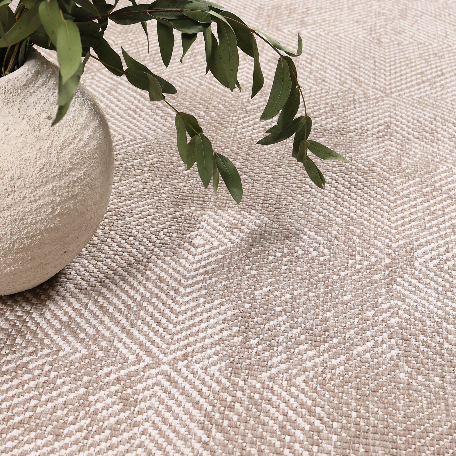 Duo Buitenkleed - Dubbelzijdig - In & Outdoor - Weerbestendig Tuinkleed - Beige