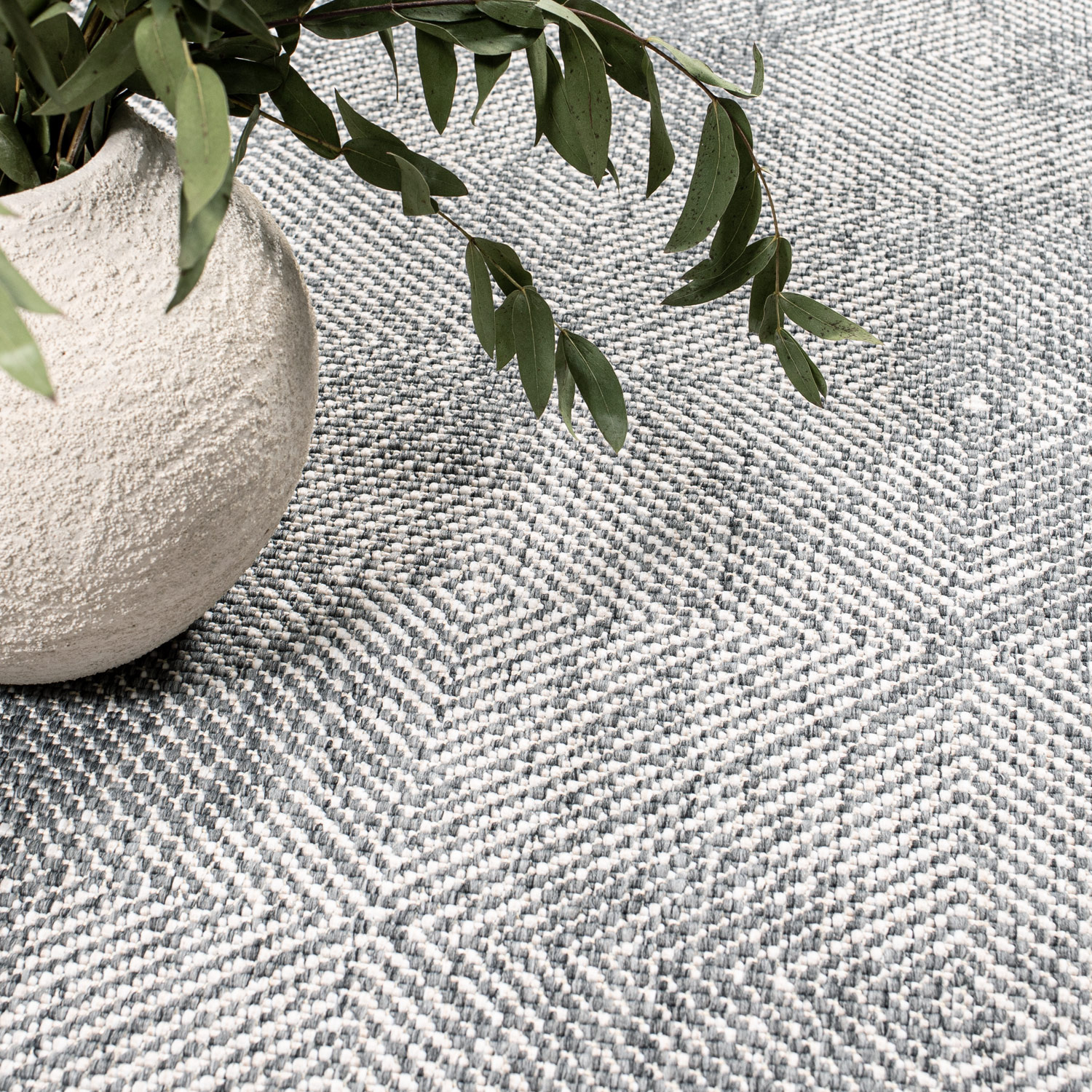 Duo Buitenkleed - Dubbelzijdig - In & Outdoor - Weerbestendig Tuinkleed - Grijs