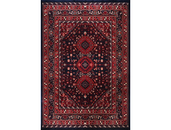 Keshan Oosters Vloerkleed Herat - Laagpolig - Klassiek Vintage Tapijt - Blauw / Navy