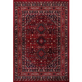 Keshan Oosters Vloerkleed Neriz - Laagpolig - Klassiek Vintage Tapijt - Rood