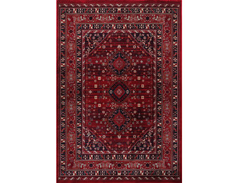 Keshan Oosters Vloerkleed Neriz - Laagpolig - Klassiek Vintage Tapijt - Rood