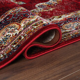 Isfahan Oosters Vloerkleed Klassiek Vintage Tapijt Rood