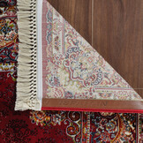 Isfahan Oosters Vloerkleed Nain - Laagpolig - Klassiek Vintage Tapijt - Rood / Multi
