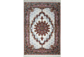 Isfahan Oosters Vloerkleed Nain - Laagpolig - Klassiek Vintage Tapijt - Creme / Multi