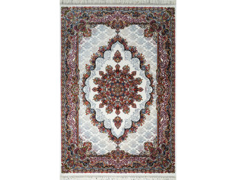 Isfahan Oosters Vloerkleed Nain - Laagpolig - Klassiek Vintage Tapijt - Creme / Multi