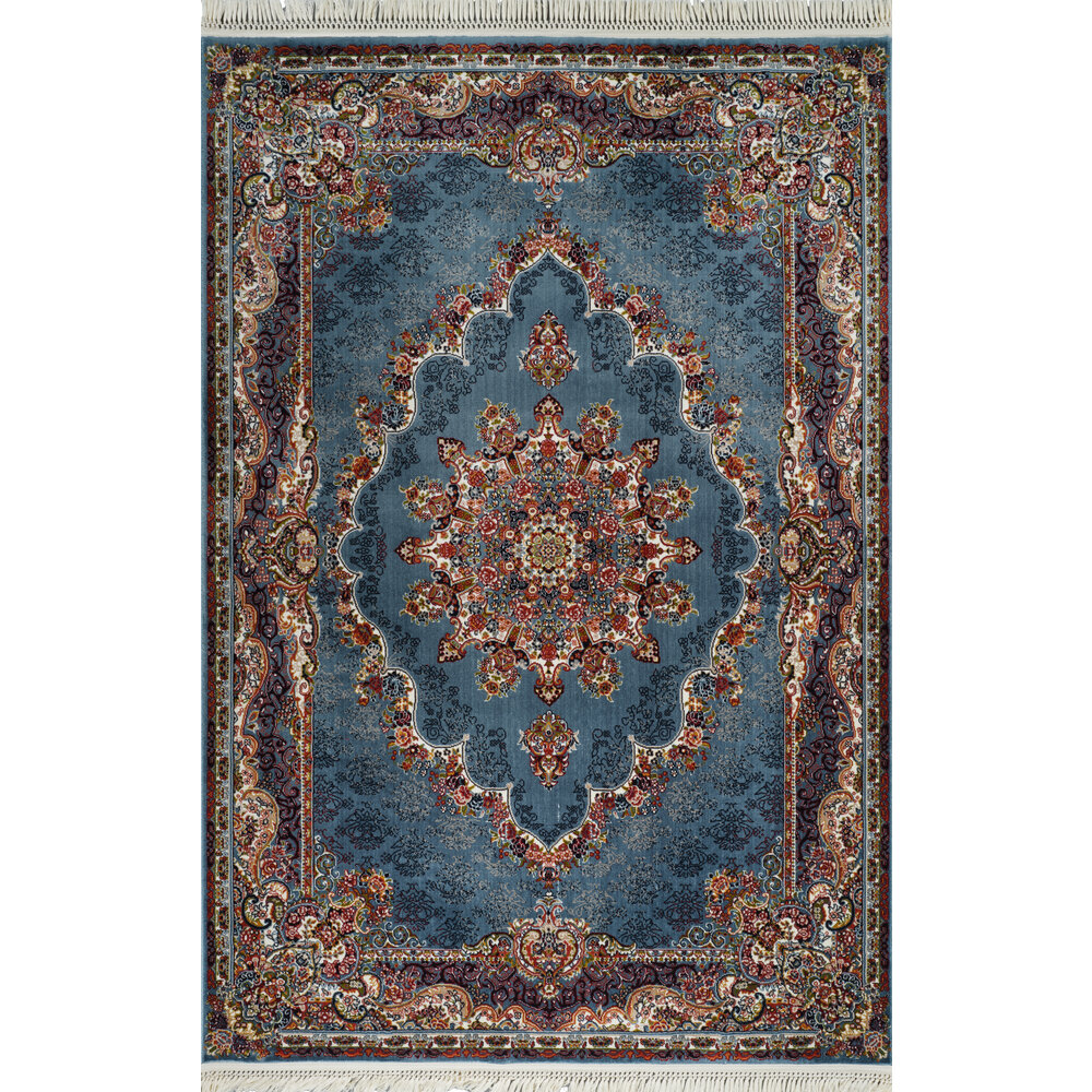 Laagpolig vloerkleed, Oosters ontwerp, Vloerkleed Beige, 300 x 400 cm, Tapijten in oosterse stijl, Tapijt woonkamer