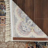 Isfahan Oosters Vloerkleed - Laagpolig - Klassiek Vintage Tapijt - Beige / Multi