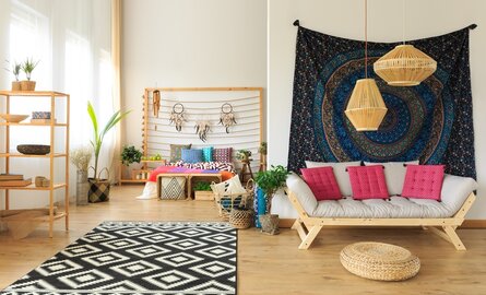 Onze tips voor een vloerkleed aan de muur