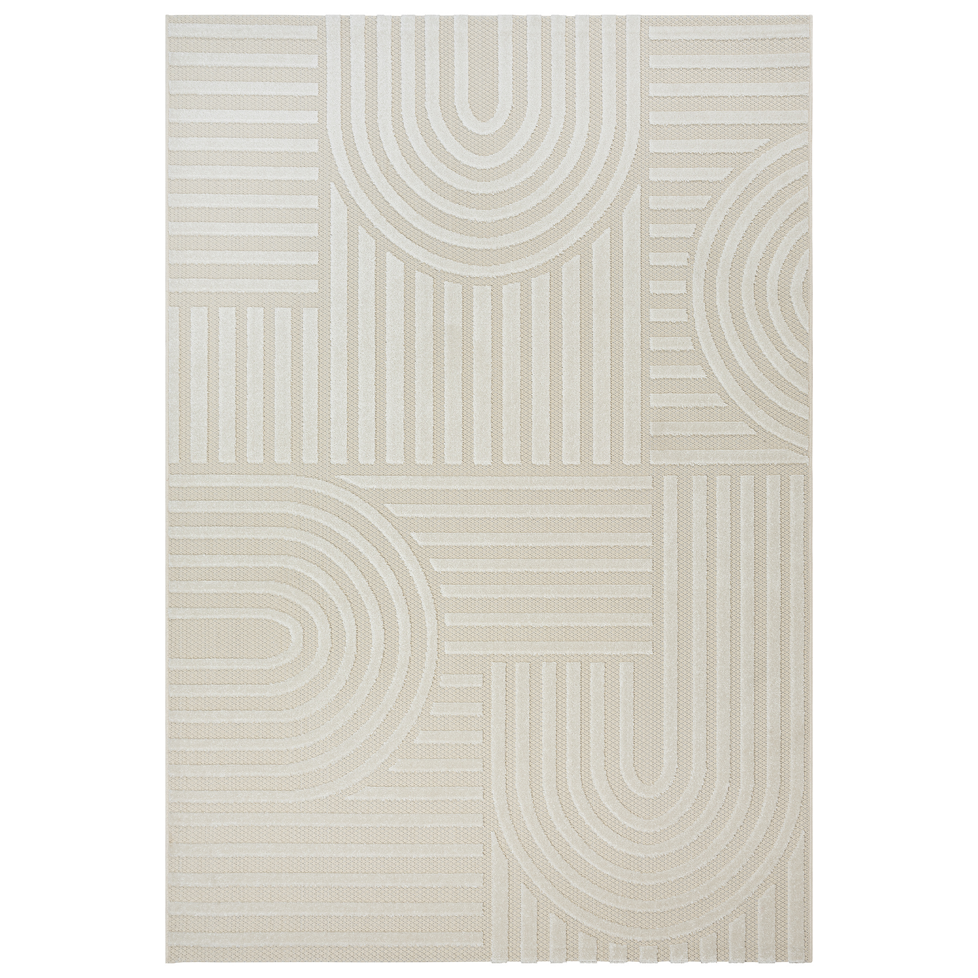 Berlin Outdoor - Japandi - Creme - Buitenkleed Tuin - Weerbestendig -