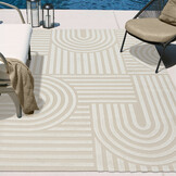 Berlin Japandi Buitenkleed Crème