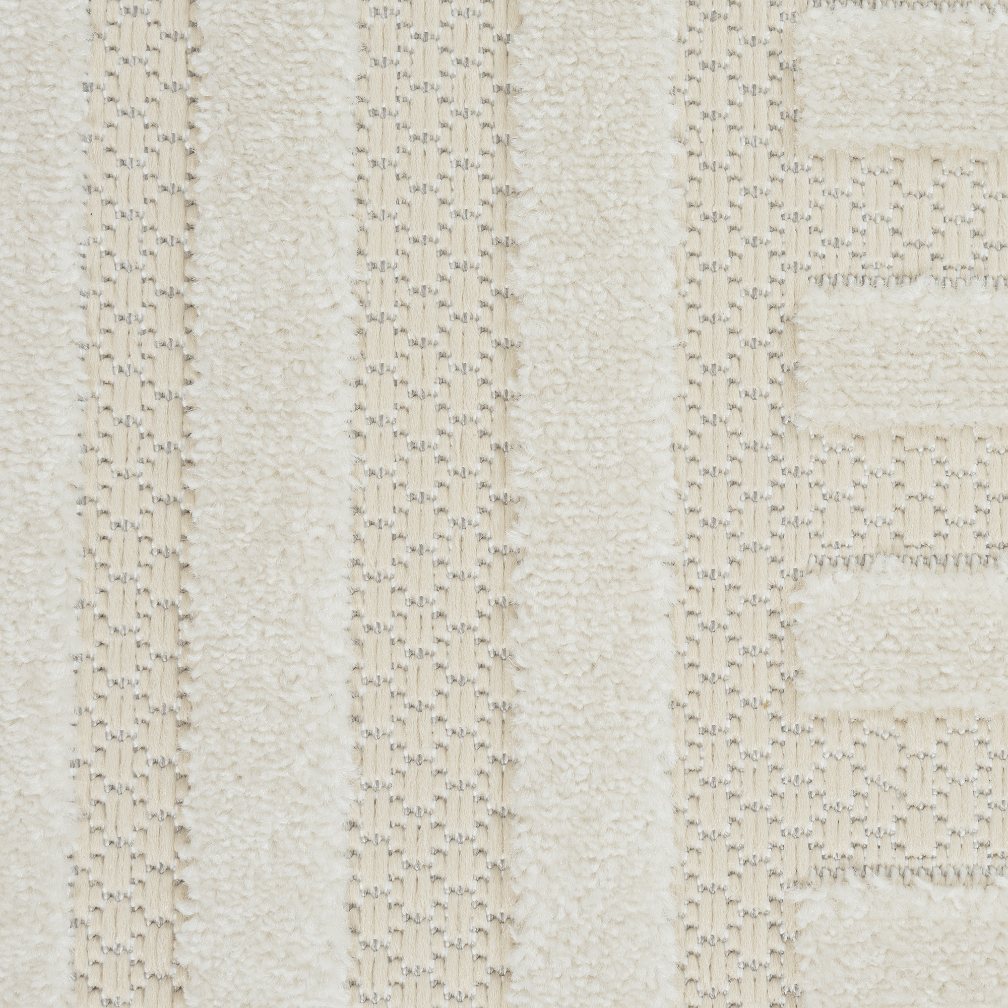 Berlin Outdoor - Japandi - Rond - Creme - Buitenkleed Tuin - Weerbestendig -