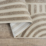 Berlin Outdoor - Japandi - Beige - Buitenkleed Tuin - Weerbestendig -