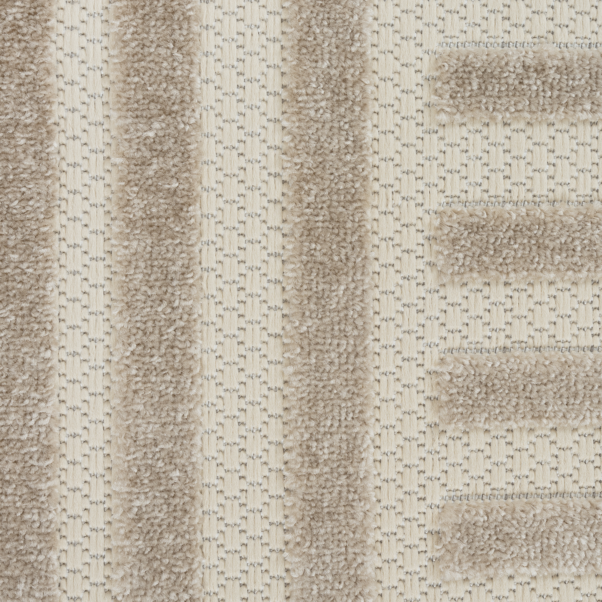 Berlin Japandi Rond Buitenkleed Beige