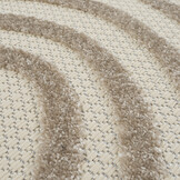 Berlin Japandi Rond Buitenkleed Beige