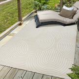 Berlin Outdoor - Japandi - Creme - Buitenkleed Tuin - Weerbestendig  -