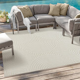 Berlin Outdoor - Japandi - Creme - Buitenkleed Tuin - Weerbestendig  -