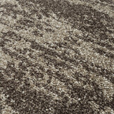 Relax Oslo - Laagpolig Effen Vloerkleed - Rond - Modern Tapijt - Bruin