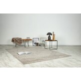 Viva Indoor & Outdoor - Japandi Buitenkleed - Effen Vloerkleed Tuin - Grijs