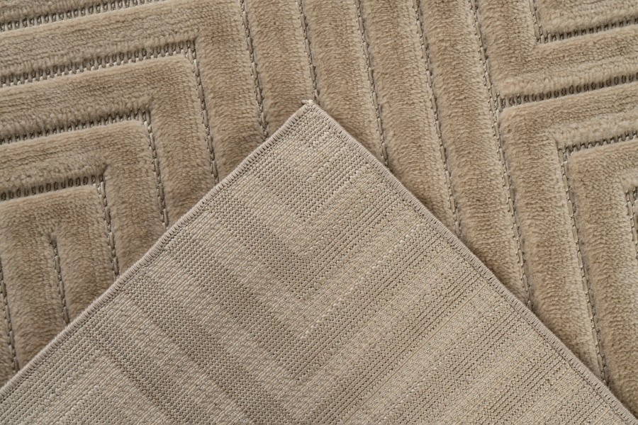 Viva Indoor & Outdoor - Japandi Buitenkleed - Effen Vloerkleed Tuin - Beige