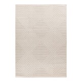 Viva Indoor & Outdoor - Japandi Buitenkleed - Effen Vloerkleed Tuin - Creme