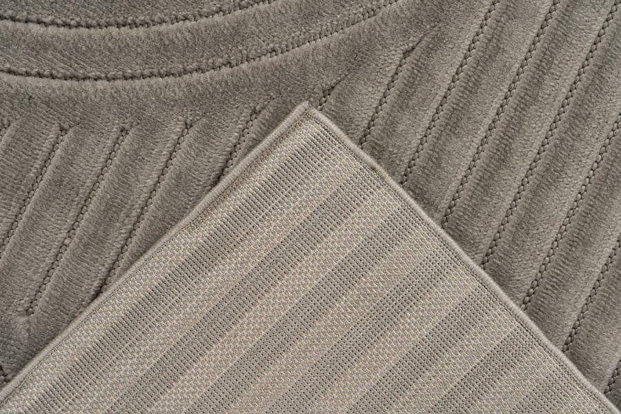 Viva Indoor & Outdoor - Japandi Buitenkleed - Effen Vloerkleed Tuin - Grijs