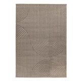 Viva Indoor & Outdoor - Japandi Buitenkleed - Effen Vloerkleed Tuin - Grijs