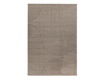 Viva Indoor & Outdoor - Japandi Buitenkleed - Effen Vloerkleed Tuin - Grijs