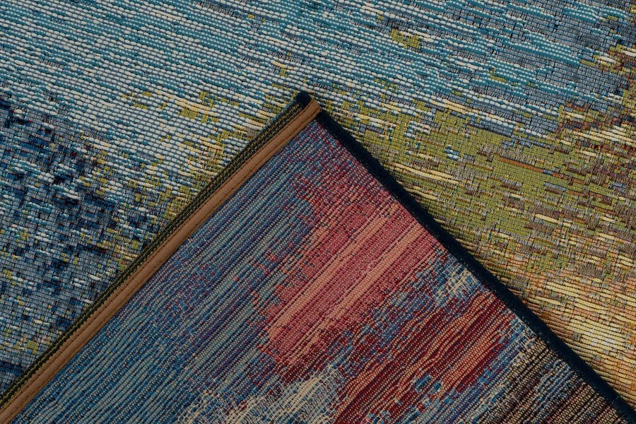Summer Buitenkleed - In & Outdoor - Weerbestendig Tuinkleed - Multikleur Blauw