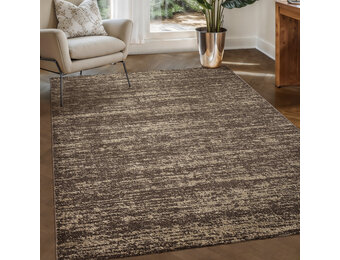 Relax Oslo - Laagpolig Effen Vloerkleed - Modern Tapijt - Bruin