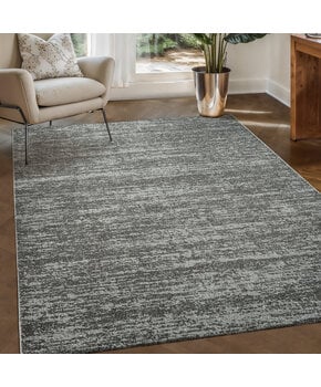 Relax Oslo - Laagpolig Effen Vloerkleed - Modern Tapijt - Grijs