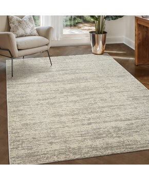 Relax Oslo - Laagpolig Effen Vloerkleed - Modern Tapijt - Creme