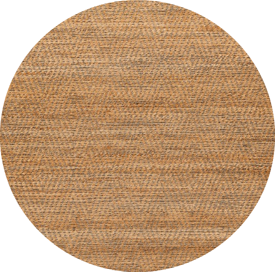 Nature Jute Tapijt - Geweven Rond Vloerkleed - Effen - Bohemian