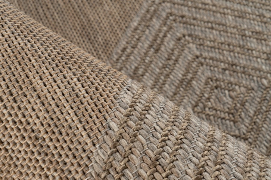 Costa Buitenkleed - In & Outdoor - Weerbestendig Tuinkleed - Sisal- Beige