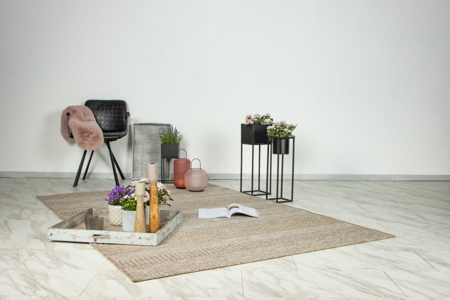 Costa Buitenkleed - In & Outdoor - Weerbestendig Tuinkleed - Sisal- Beige