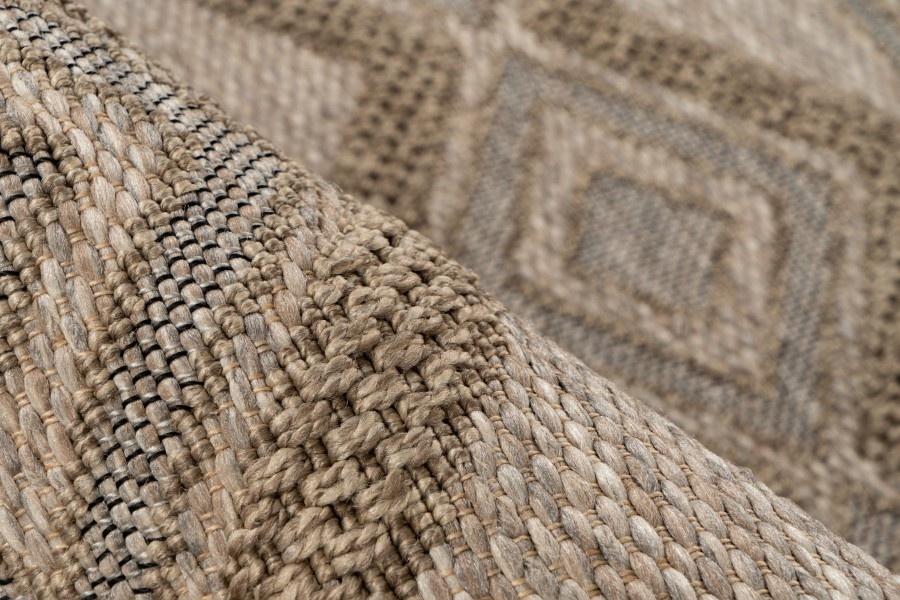 Costa Buitenkleed - In & Outdoor - Weerbestendig Tuinkleed - Sisal- Beige